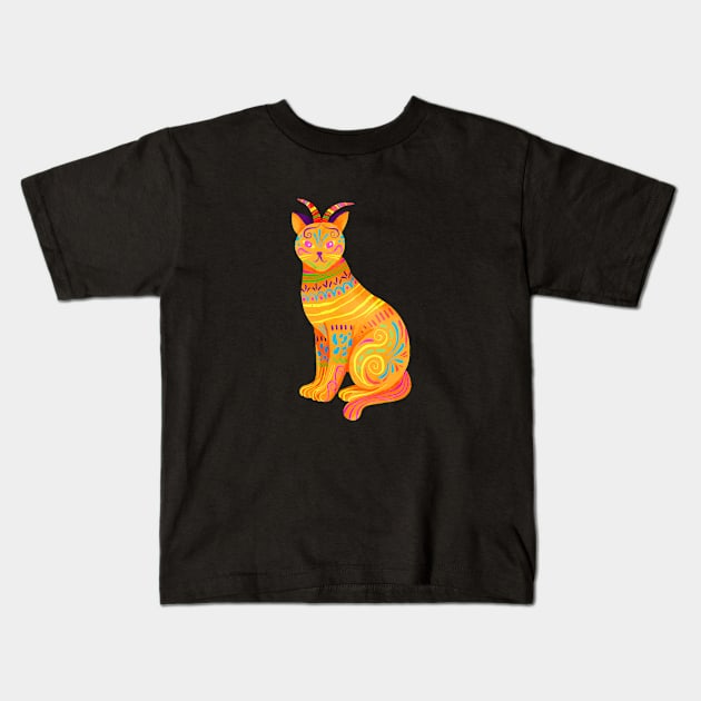 Cat Kids T-Shirt by CatCoconut-Art